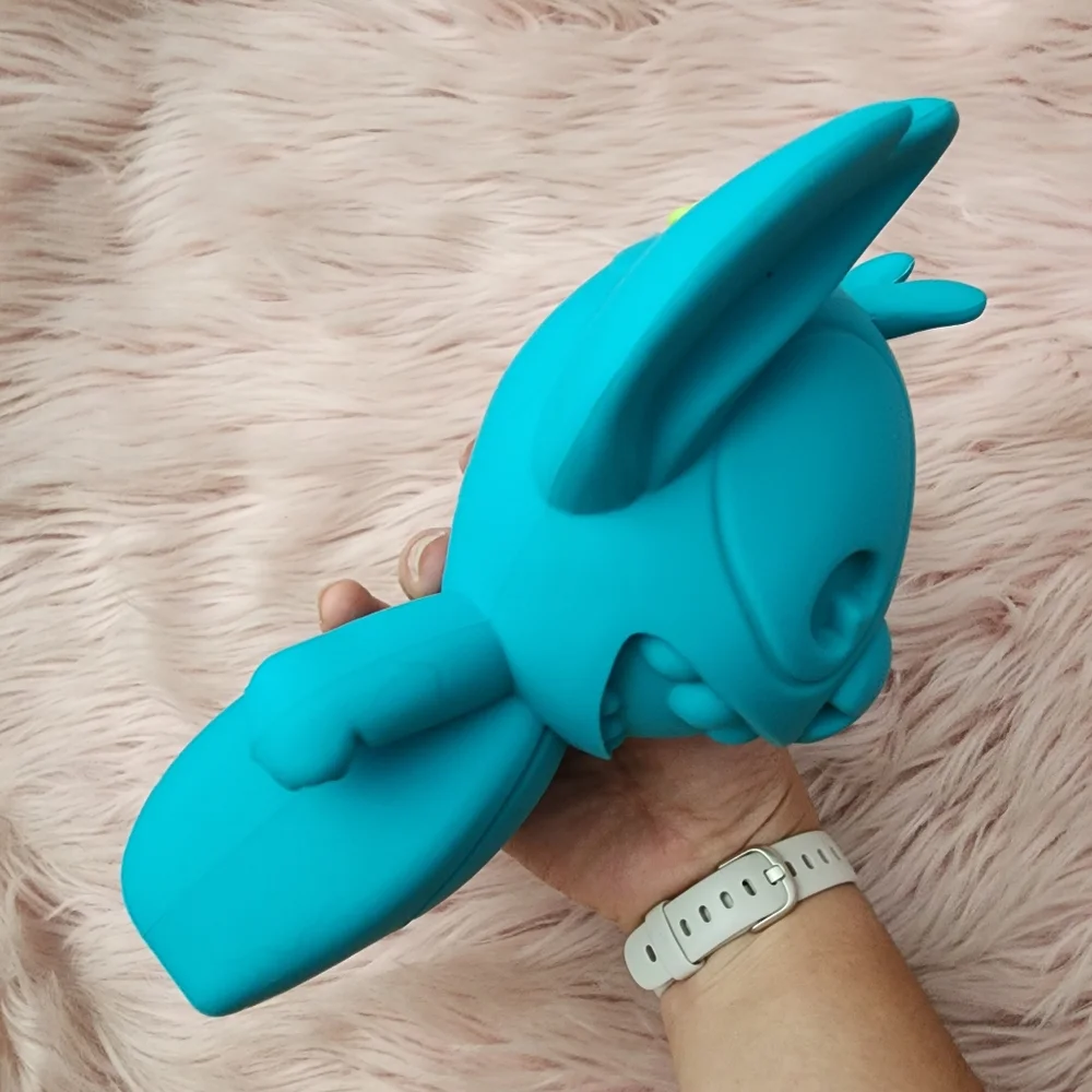 Disney Stitch blue soft pencil/makeup bag